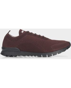 Kiton Apos;S Fitb Knit Sneakers - Brown