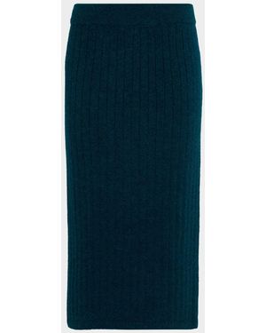 Eleven Six Pia Sweater Tube Midi Skirt - Blue