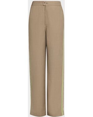 6397 Suiting Track Pants - Natural