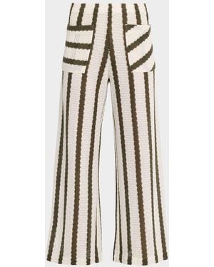 JBQ Bimini Striped Knit Pants - Multicolor