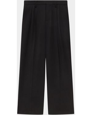 Helmut Lang Apos;S Pleated Wool Pants - Black