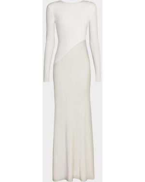 Designer White Long Sleeve Asymmetrical Dresses for Women - Up to 46% off |  Lyst