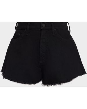 Mother The Flutter Shorts - Black