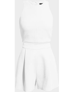 Black Halo Sanibel Two-Piece Romper - White