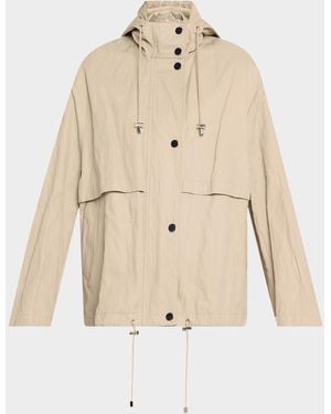 Michael Kors Hooded Anorak Jacket - Natural