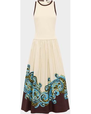 ALÉMAIS Natalia Tank Midi Dress - White