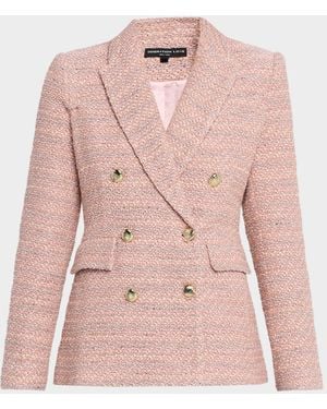 Generation Love Arielle Tweed Blazer - Pink