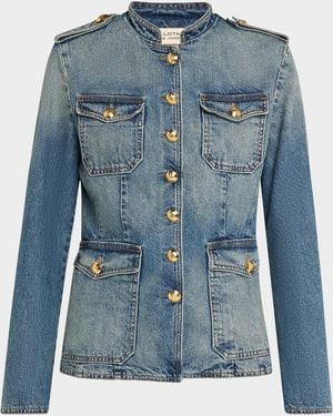 Nili Lotan Geraldine Denim Jacket - Blue