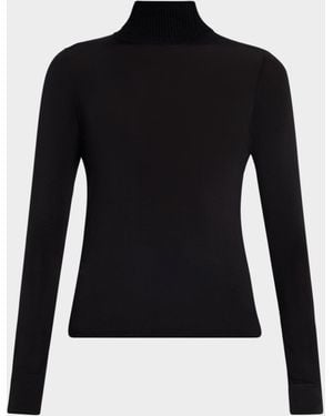 A.L.C. Elyse Turtleneck Top - Black