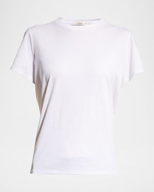 The Row Wesler Short-Sleeve Top - White