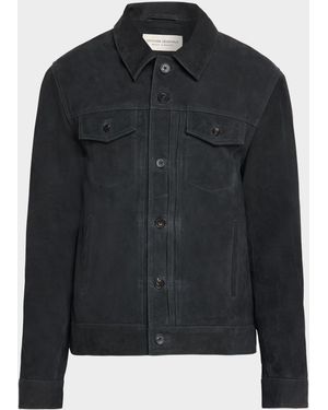 Officine Generale Apos;S Liam Suede Jacket - Black