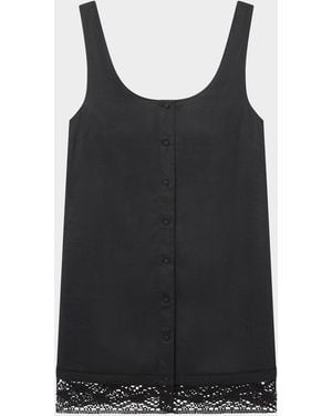 FRAME The Heirloom Mini Dress - Black