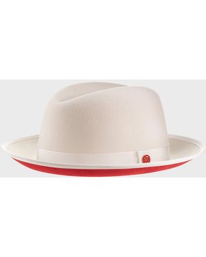 Keith James Apos;S King Fedora Hat - White