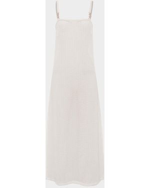 Aqua Blu Australia Kiara Coverup Maxi Dress - White
