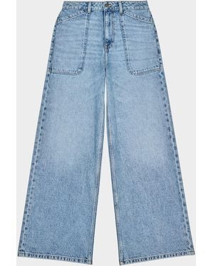Ba&sh Mellou Wide-Leg Jeans - Blue