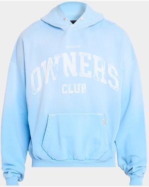 Represent Apos;S Owners Cotton Hoodie - Blue