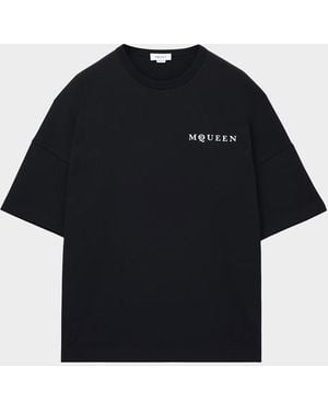 McQueen Relaxed Logo T-Shirt - Black