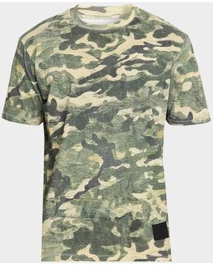 EZR Apos;S Cotton Camouflage Crewneck T-Shirt - Green