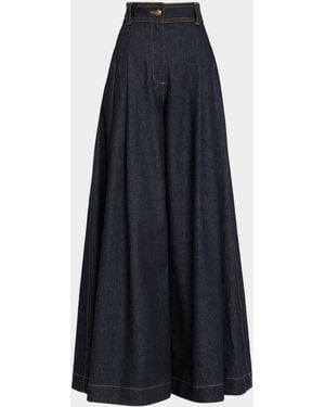 Zimmermann Valiant Denim Tailored Jeans - Blue