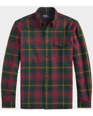 Polo Ralph Lauren Apos;S Plaid Cotton Flannel Shirt - Multicolor