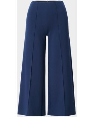 Rag & Bone Irina Cropped Wide-Leg Pants - Blue