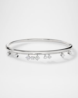 Hearts On Fire Barre 18K Floating Diamond Bangle - Multicolor