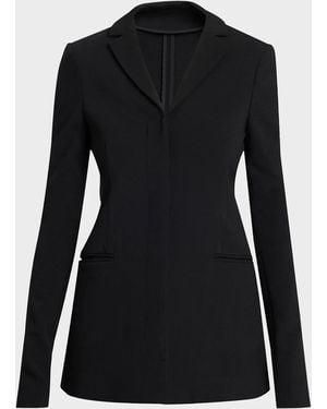TOTEME Slim Single-Breasted Blazer - Black