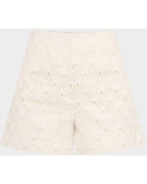 Veronica Beard Jazmin Tailored Shorts - Natural