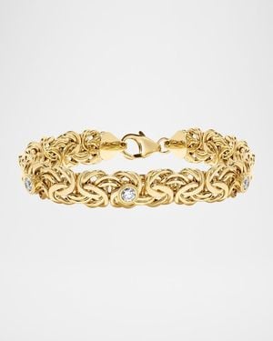 Azlee 18K Empress Diamond Bracelet - Metallic