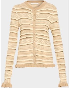 Ramy Brook Callie Knit Cardigan - Natural