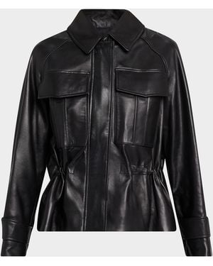 A.L.C. Maeve Lambskin Jacket - Black