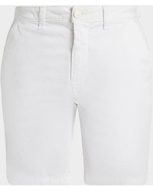 Monfrere Apos;S Cruise Chino Flat-Front Shorts - White
