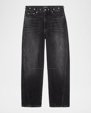 Rails Samo Studded Barrel Jeans - Blue