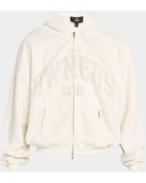 Represent Apos;S Owners Club Full-Zip Hoodie - Natural