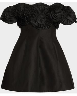 Acler Trusley Off-The-Shoulder Mini Dress - Black