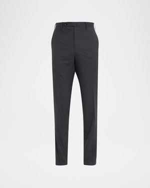 Incotex Apos;S Super 150S Wool Dress Pants - Gray