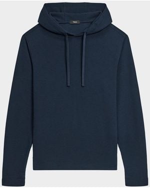 Theory Apos;S Delroy Performance Jersey Hoodie - Blue