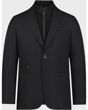 Robert Graham Apos;S Jetset Sport Coat With Removable Vest - Black