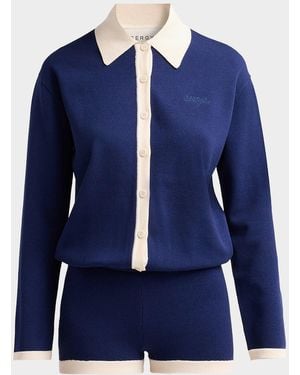 SER.O.YA Silas Knit Romper - Blue