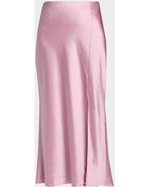 Jason Wu Satin Bias Slip Pencil Midi Skirt - Pink