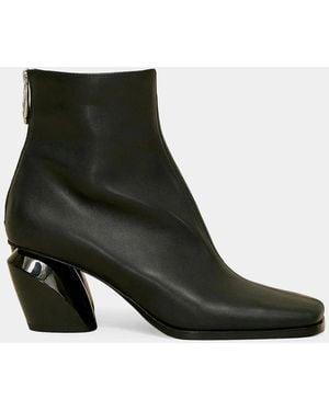 Cult Gaia City 65Mm Leather Ankle Boots - Black