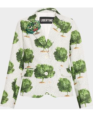 Libertine Lettuce Dance To The Beet Classic Jacket - Green
