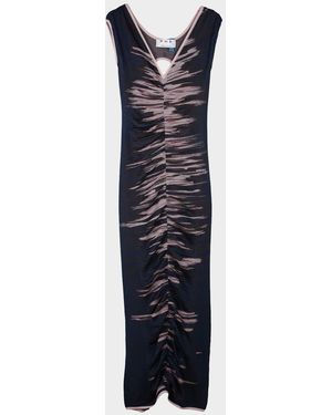 Ph5 Danio Ruched Open-Back Maxi Dress - Blue