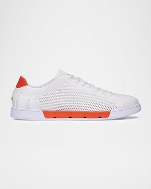 Swims Apos;S Breeze Tennis Knit Low-Top Sneakers - White