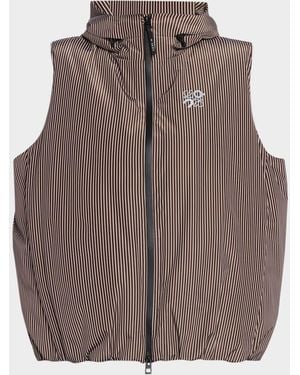 Loewe X On Technical Puffer Vest - Brown