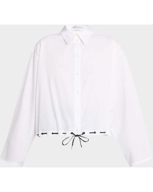 Brandon Maxwell The Leland Shirt - White