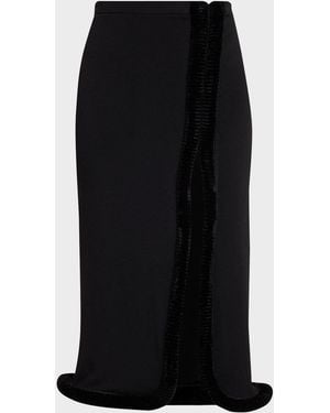 DIOTIMA Castries Knit Straight Skirt - Black