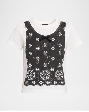 Marc Jacobs Trompe-L & Apos;Oeil Slim Crewneck Tee - Multicolor