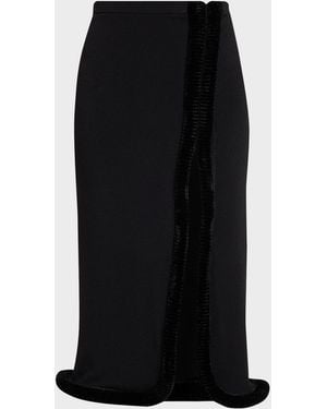 DIOTIMA Castries Knit Straight Skirt - Black