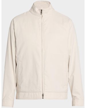 Peter Millar Apos;S Bleecker Wind-Resistant Jacket - Natural